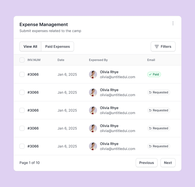Expense Management