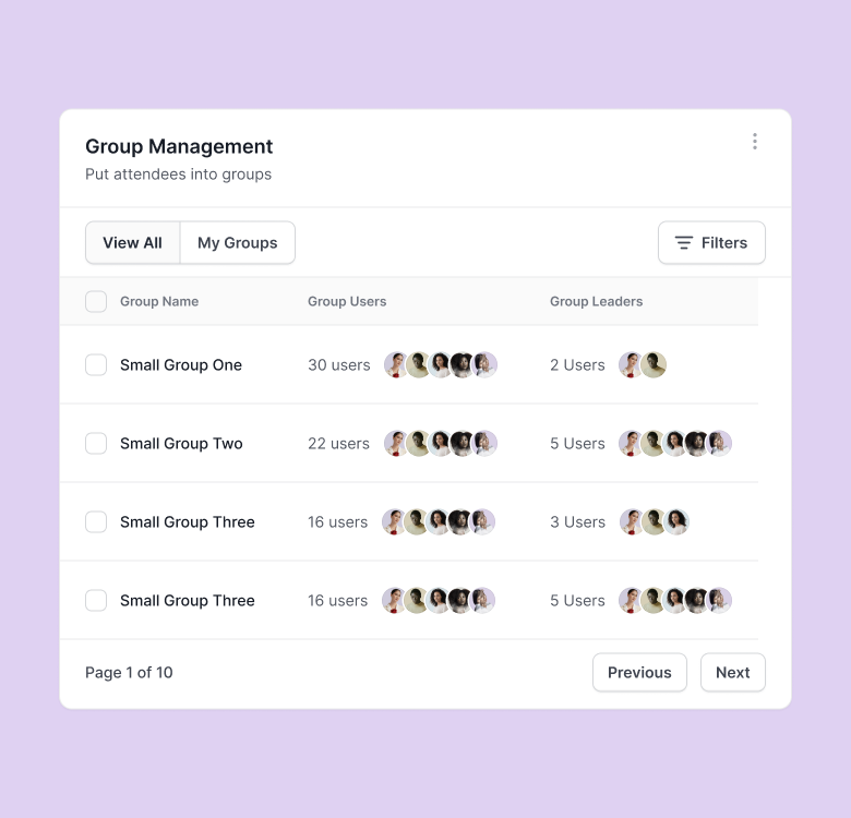 Group Planning